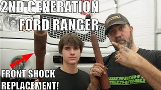 2nd gen Ford Ranger front shock replacement!