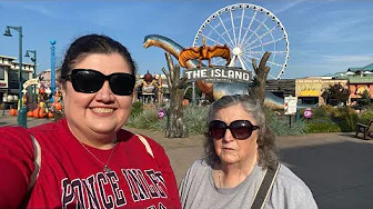 We finally made it to Jurassic Island at The Island in Pigeon Forge. Dinosaurs are everywhere. 