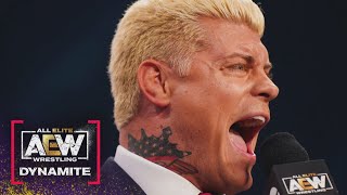 Cody Rhodes Gives Anthony Ogogo a History Lesson. What did he Say? | AEW Dynamite, 5/12/21