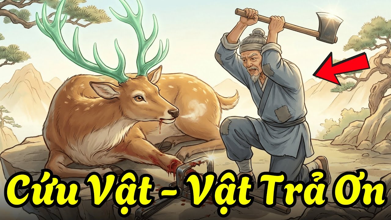 Lão Tiều Phu và Con HƯƠU THẦN - Cứu Vật, Vật Trả Ơn | Chuyện Nhân Quả Phật Pháp