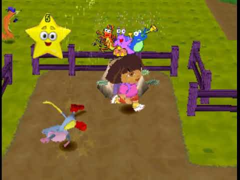 Видео: [PS1] Dora the Explorer: Barnyard Buddies (Kudos) - Сэмпл перевода