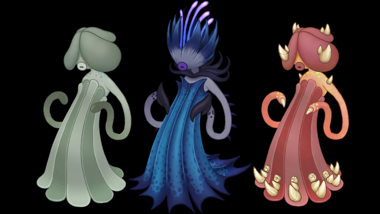 Epic Fluoress - Comparison / Breeding (My Singing Monsters) 4k
