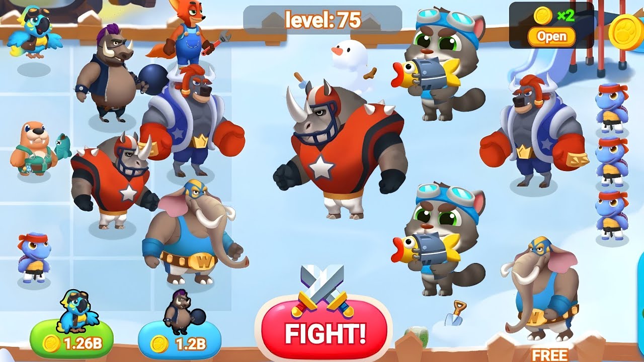 ZOO STAR BRAWL BATTLE - Monster Animals Merge Battle, New Gameplay
