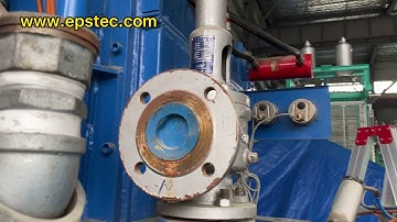 Safety valve for the expanded polystyrene EPS block molding machine