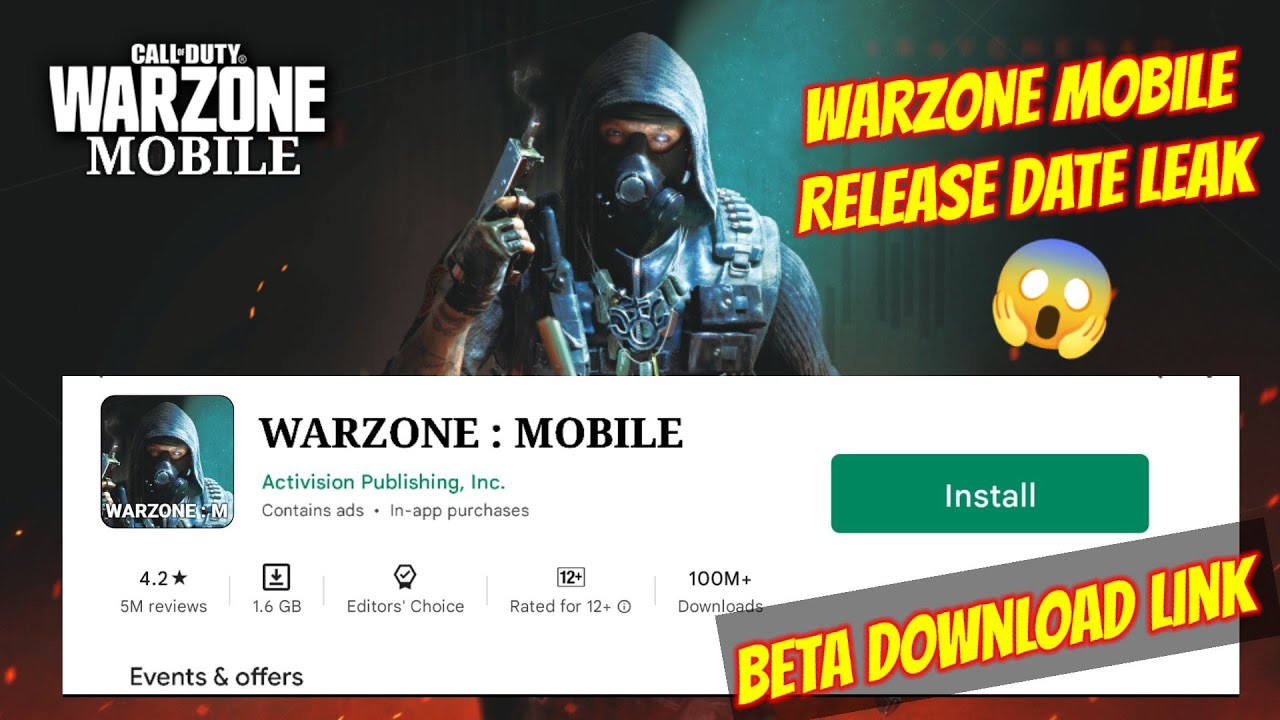 warzone mobile release date leaks / how to get Warzone
