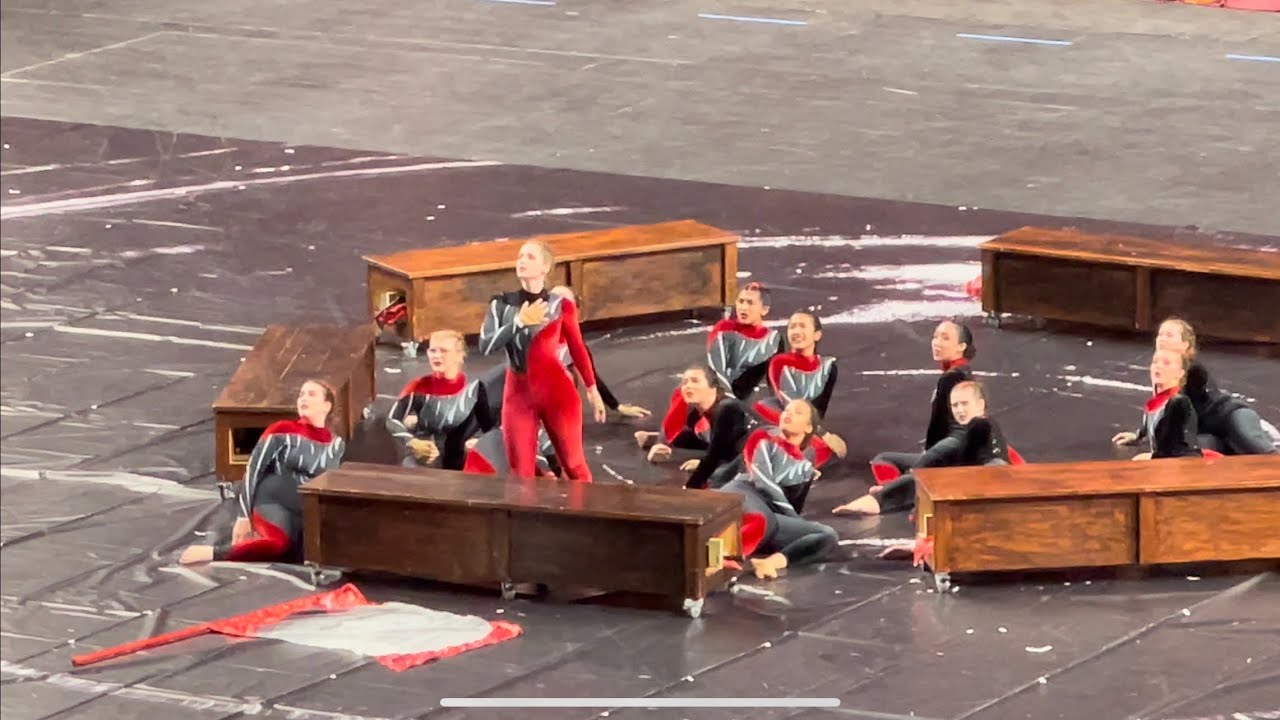 George Ranch High School Color Guard at the Texas Color Guard Circuit ...