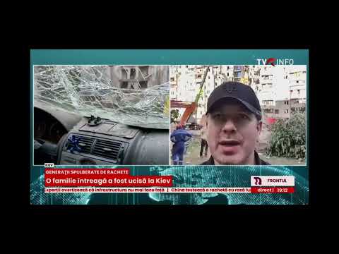 An entire family killed by Putin's missile. Report from the destroyed apartment building. TVR Info