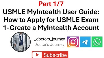[USMLE] MyIntealth User Guide | Creating MyIntealth Account | How to register for USMLE | Part 1/7
