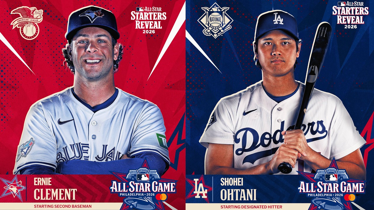 MLB2026オールスター】大谷翔平とアーニー・クレメントがファン投票
