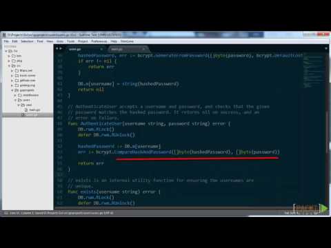 Go Projects : Usernames and Passwords | packtpub.com
