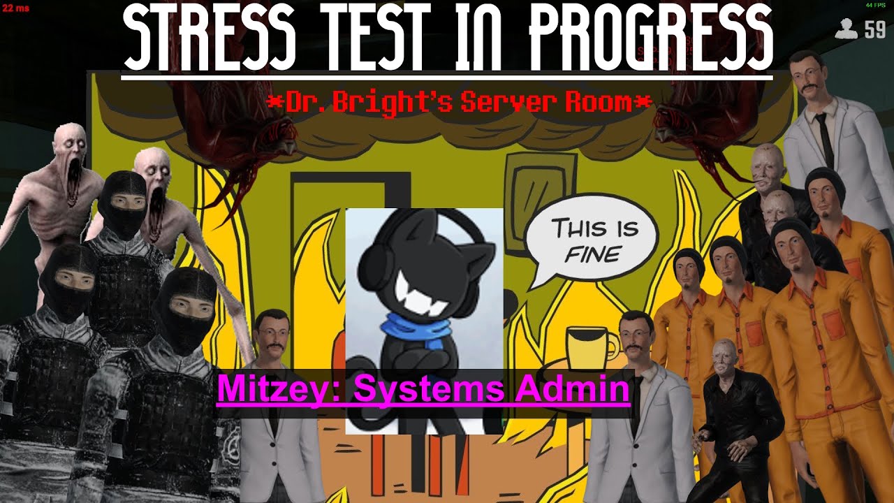 The 100 Player Dr. Bright's Server Incident [SCP: Secret Laboratory]