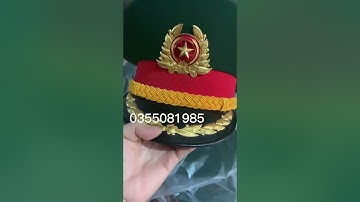 Mũ kê pi SQ hàng chuẩn cấp phát bác nào cần Lh shop 0355081985