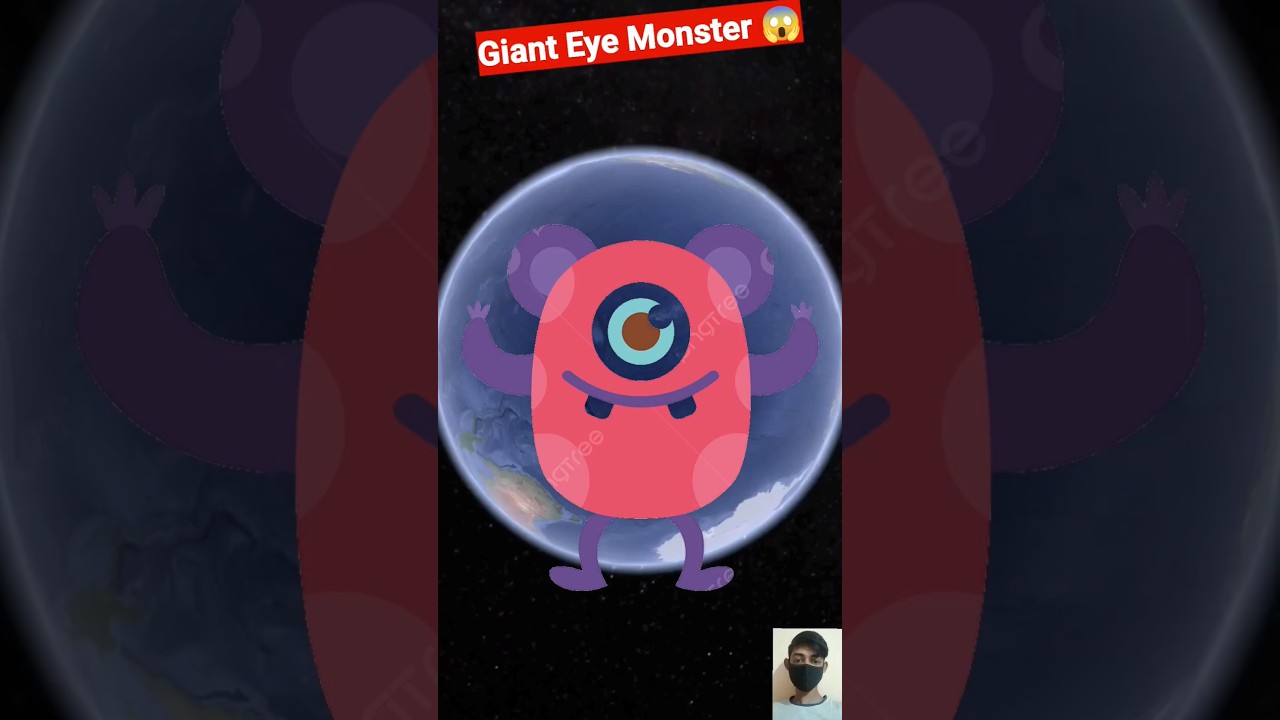 Giant Eye Monster On Google Earth 😱 