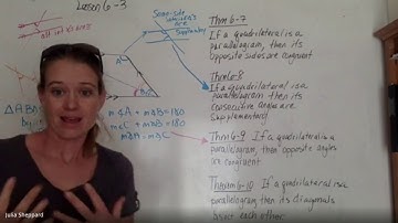 Geometry 6 3 Properties of Parallelograms