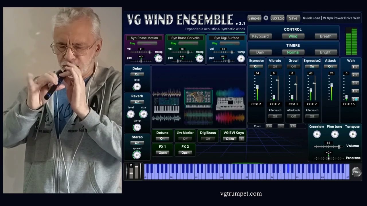 VG Wind Ensemble Virtual Wind Instruments VST AU | VGTrumpet