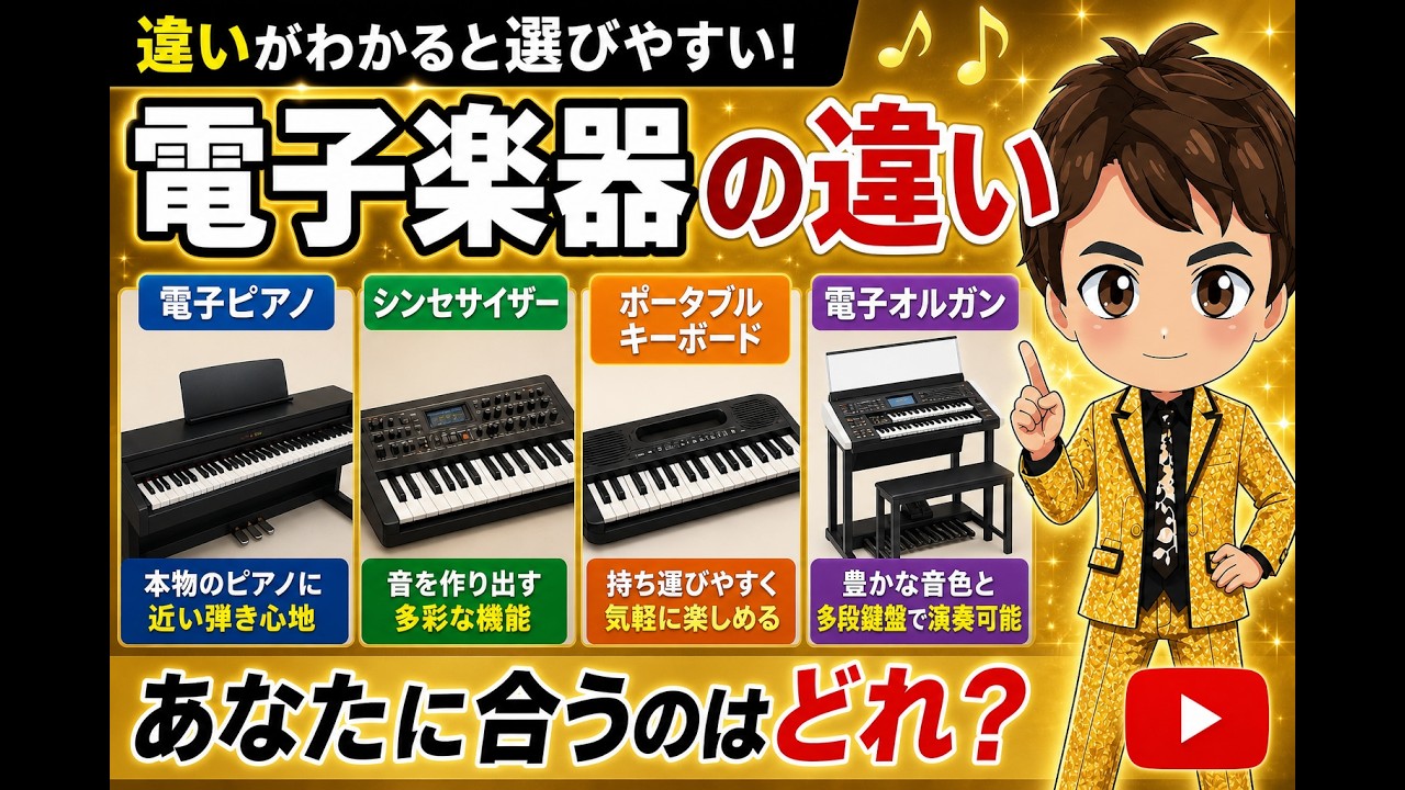 鍵盤楽器 Instruo Saich What's the difference?! The 