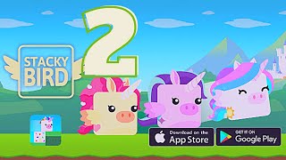 Stacky Bird Gameplay Walkthrough Part 2 (All Levels 15-30) 🕊️🐦