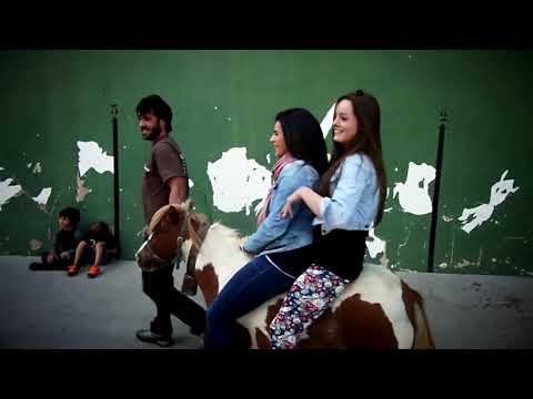 Two girls riding a pony (part 7)