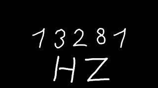 13281 hz