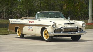 This 1956 DeSoto Fireflite Pace Car was chosen by Indianapolis 500 President Tony Hulman