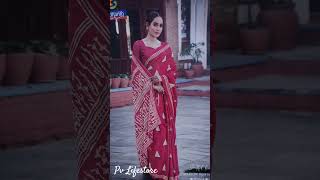 Premium Soft Cotton Sarees With Rich Bagru Prints. For Enquiry or Orders reach us 94985 53691 screenshot 1