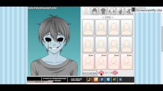 Anime Character Creator - Eyeless Jack