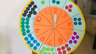 Number wheel Making/ Easy method/ number wheel model/ PPTTC internal work