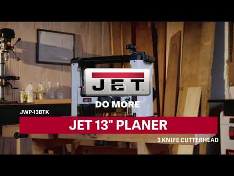 JET 13" Benchtop Planer Walkaround | 3-Knife Cutterhead