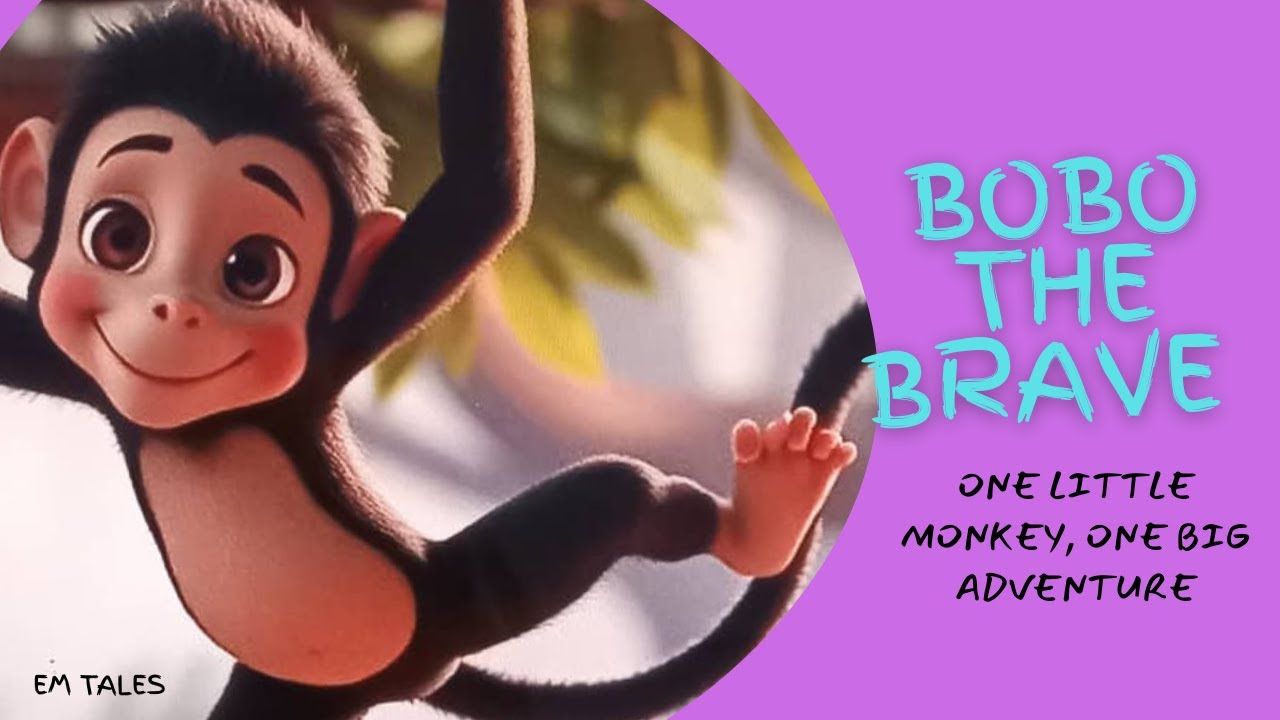 Bobo the Brave Little Monkey 🐵 | Courageous Jungle Adventure for Kids