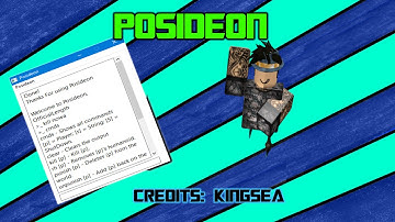 [PATCHED]ROBLOX EXPLOIT: POSIDEON [TELEPORT,LOOPKILL,RH][OP COMMANDS!]