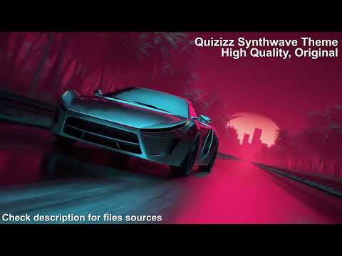 Quizizz Synthwave Theme Original, High Quality