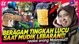 🇮🇩 NGAKAK HABIS!!🤣🤣 KEJADIAN LUCU SAAT MUDIK LEBARAN TERBARU!! || 🇲🇾 REACTION