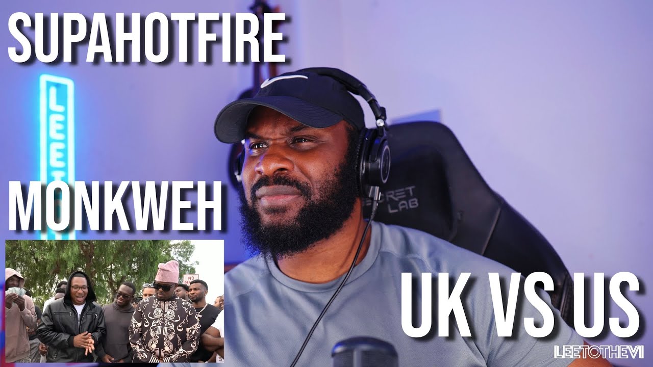 UK VS USA RAP BATTLE - FT. SUPAHOTFIRE & MONKWEH [Reaction] | LeeToTheVI