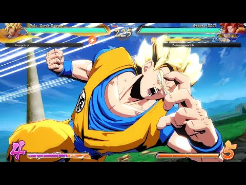 Vegeta SSGSS vs Vegito SSGSS - High Level Gameplay - Dragon Ball FighterZ