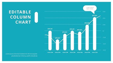 Amazing & Creative Editable Column Chart - Microsoft PowerPoint