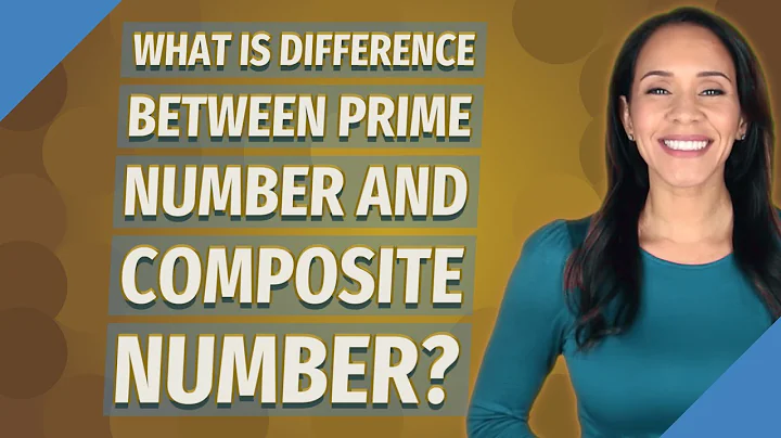 What is difference between prime number and composite number?