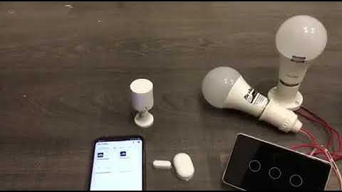 Cảm biến chuyển động và cảm biến mở cửa Zigbee trong hệ sinh thái tuya