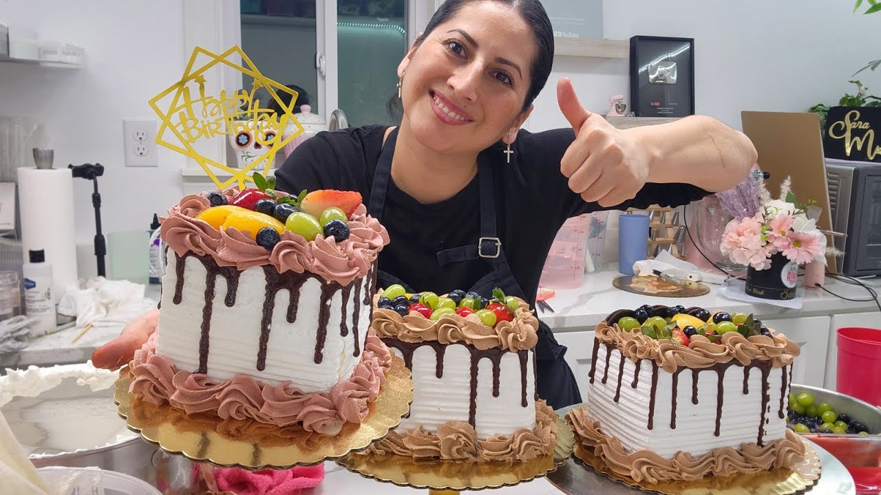 En la vendimia de mini pasteles