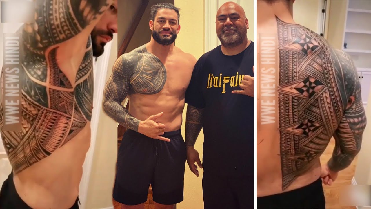 Roman Reigns new half chest tattoo  rSquaredCircle