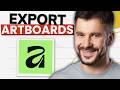 How to Export Multiple Artboards in Affinity (2026 Guide)