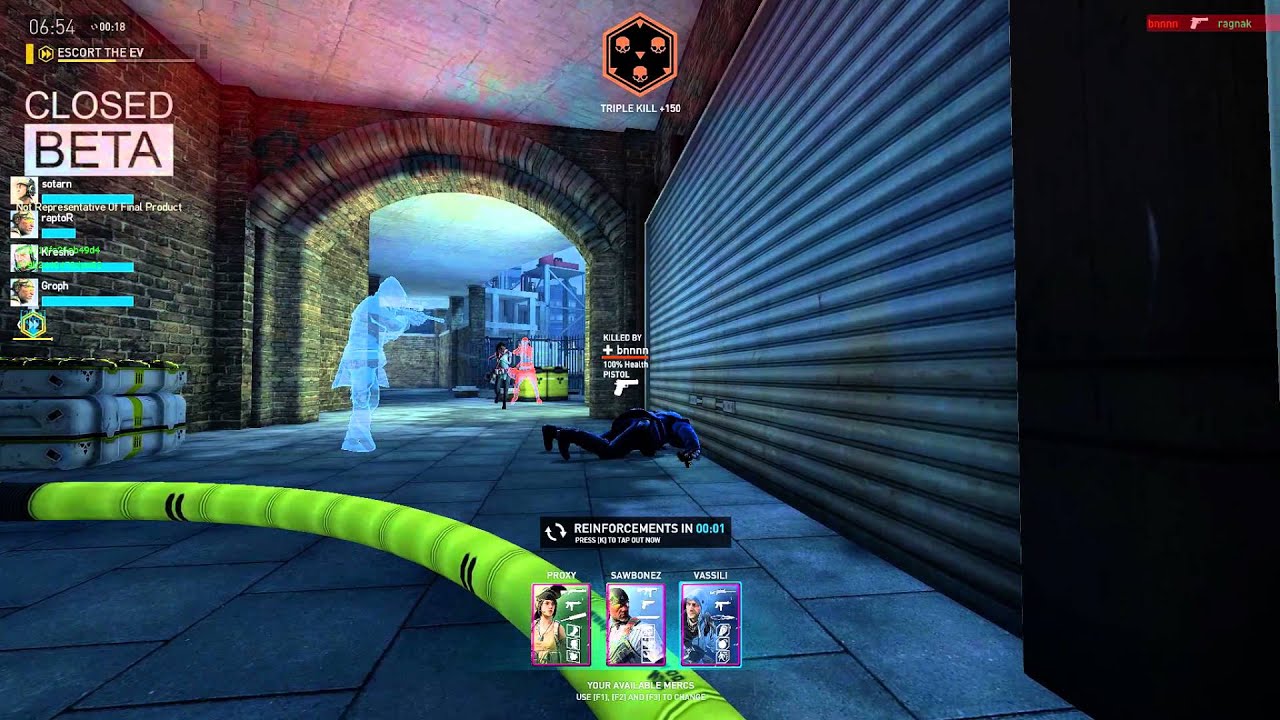 [8]. Dirty Bomb gameplay - Vassili [Default loadout].