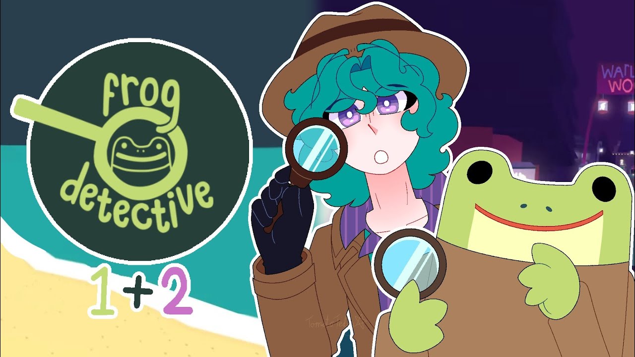 Detective Elias Frogborne on duty! 🐸【Frog Detective 1 + 2】