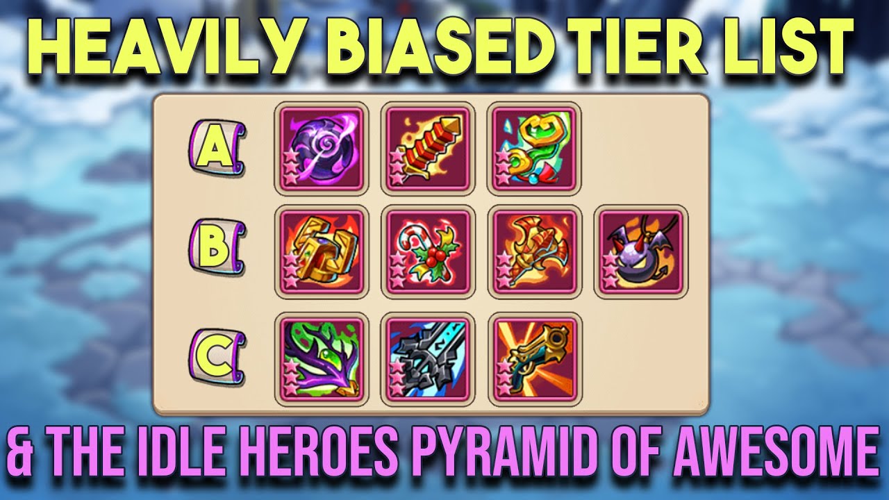 Tier list (P2W Artifact) & Idle Heroes Pyramid of Awesome The Ormus