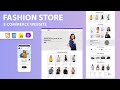 Create a Fully Responsive E-Commerce Website with HTML, CSS &amp; JavaScript | Shopping Cart Tutorial