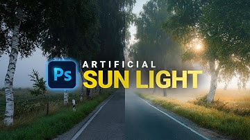 How to add SUN LIGHT with Adobe Photoshop (Raw included)
