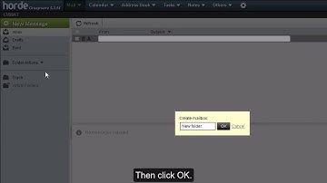 horde Webmail -  Managing Folders