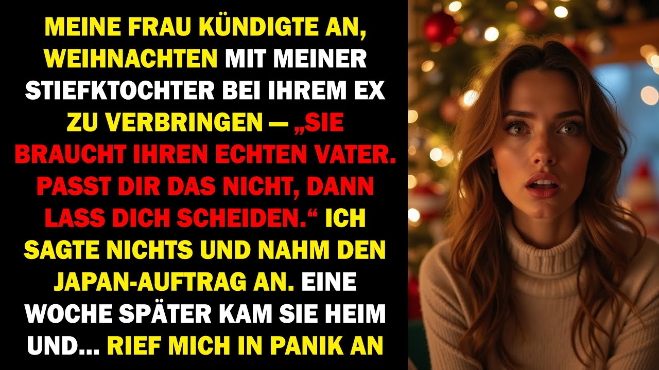 MEINE FRAU FEIERT WEIHNACHTEN BEI IHREM EX – EINE WOCHE SPÄTER RUFT SIE MICH IN PANIK AN