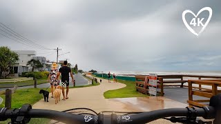 Escape The Storm. A Virtual Bike Adventure. Kirra Beach to Burleigh Heads, Gold Coast, Australia