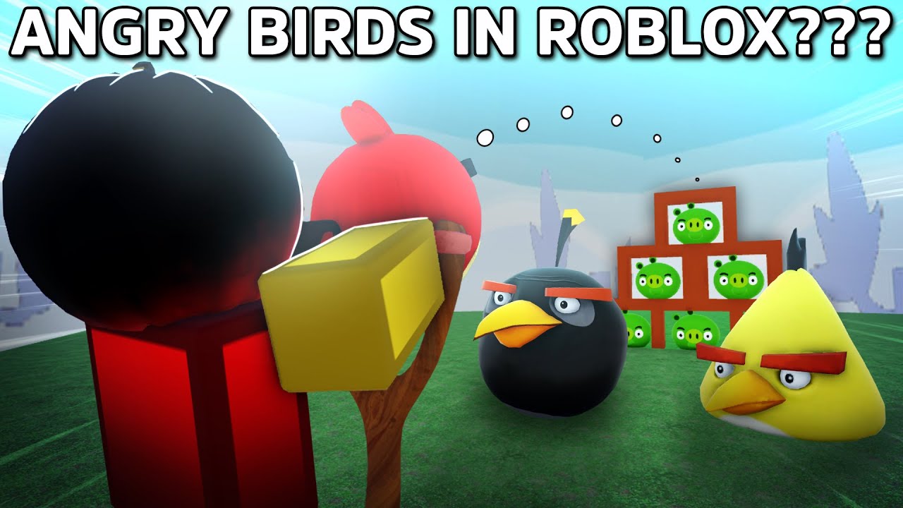 I FOUND AN ANGRY BIRDS GAME ON ROBLOX YouTube 