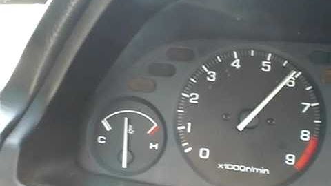 (RARE)1992 Honda Integra Stock B17A1 DB2 in VTEC 0-100km/h 0-60mph 1st and 2nd only